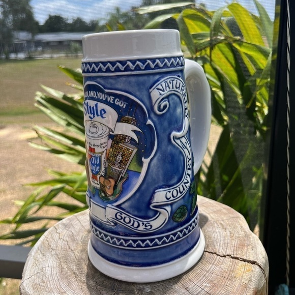 Vintage 1982 Heileman Brewery Old Style Beer Stein Chicagoland You've Got Style - Picture 4 of 9